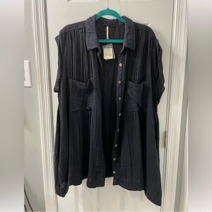 Free people not so basic tunic shirt dress. Size Small. NWT.